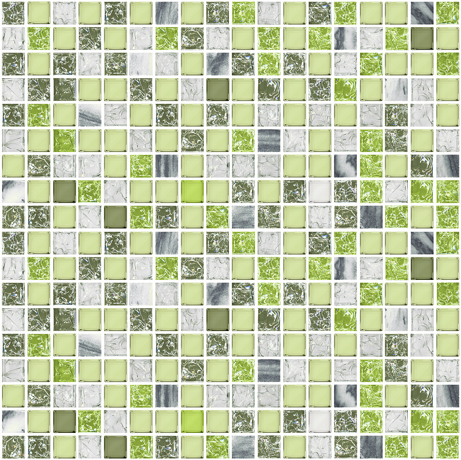 Керамическая мозаика Azori Элара Верде 30x30