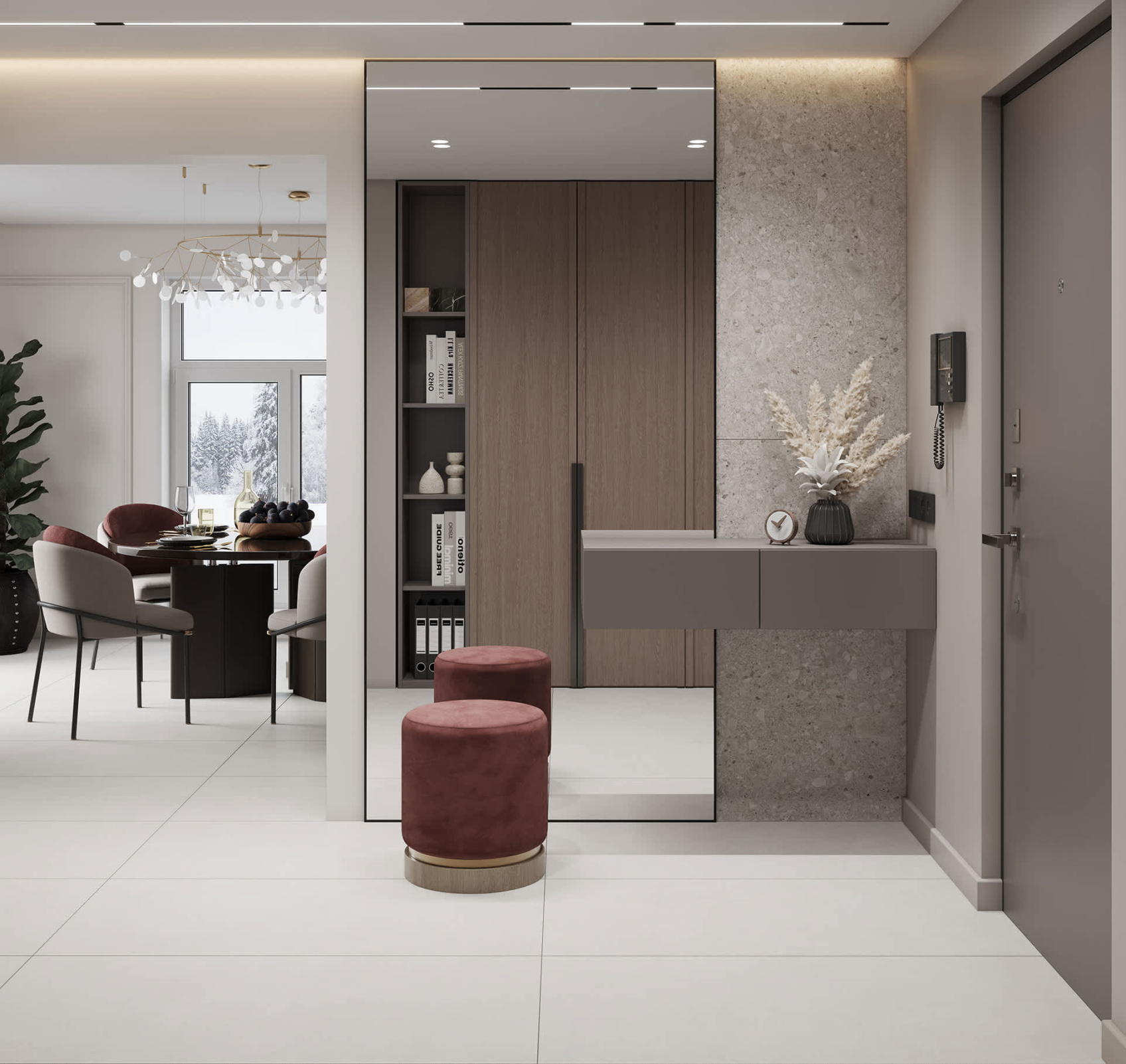 Керамический гранит Lasselsberger Ceramics Иней 6461-0409 60х60 светло-серый