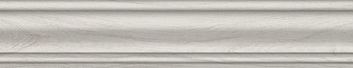 Керамический плинтус Kerama Marazzi Монтиони SG5268\BTG белый матовый 39,6x8