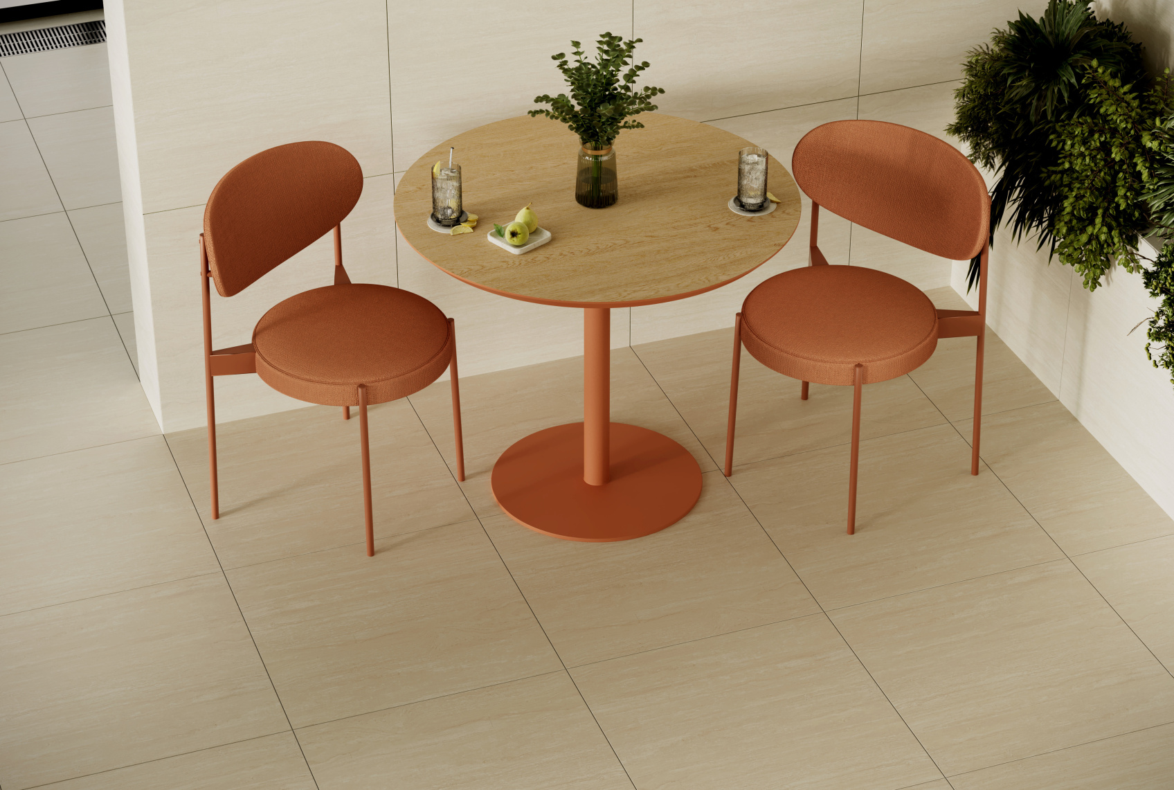 Керамический гранит DAKO Травертин E-5025/MR/600x600x9 ректификат