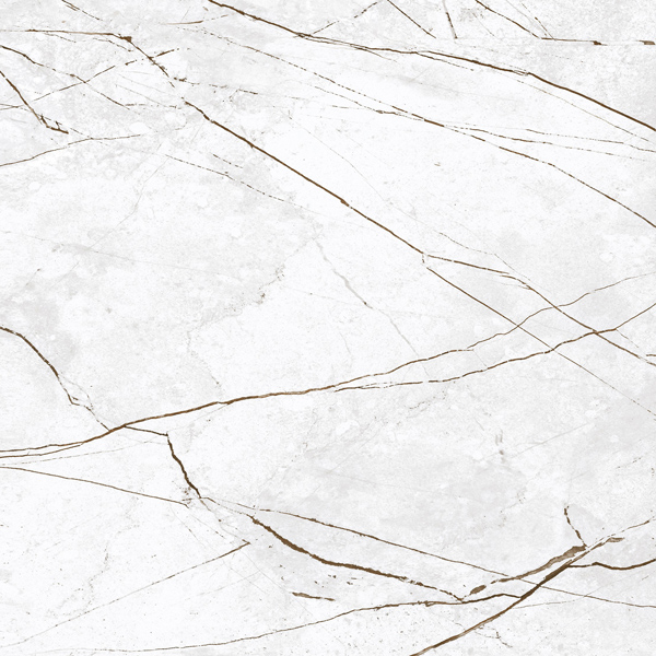 Керамический гранит Sandra CF101 LLR лаппатированный белый 600х600