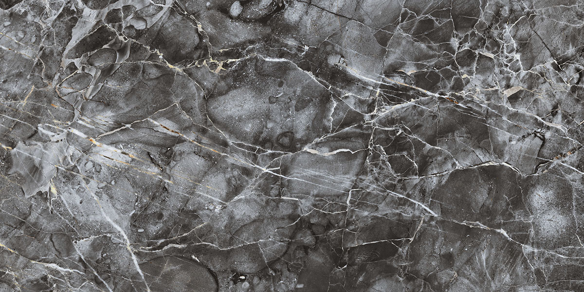 Керамический гранит Гранитея Киреты G245 MR черный матовый 1200x600x10