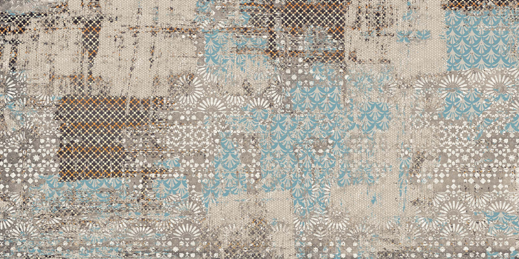 Керамический гранит Estima Exotica Design Vintage Inserto EXD401 неполированный 60x120x9