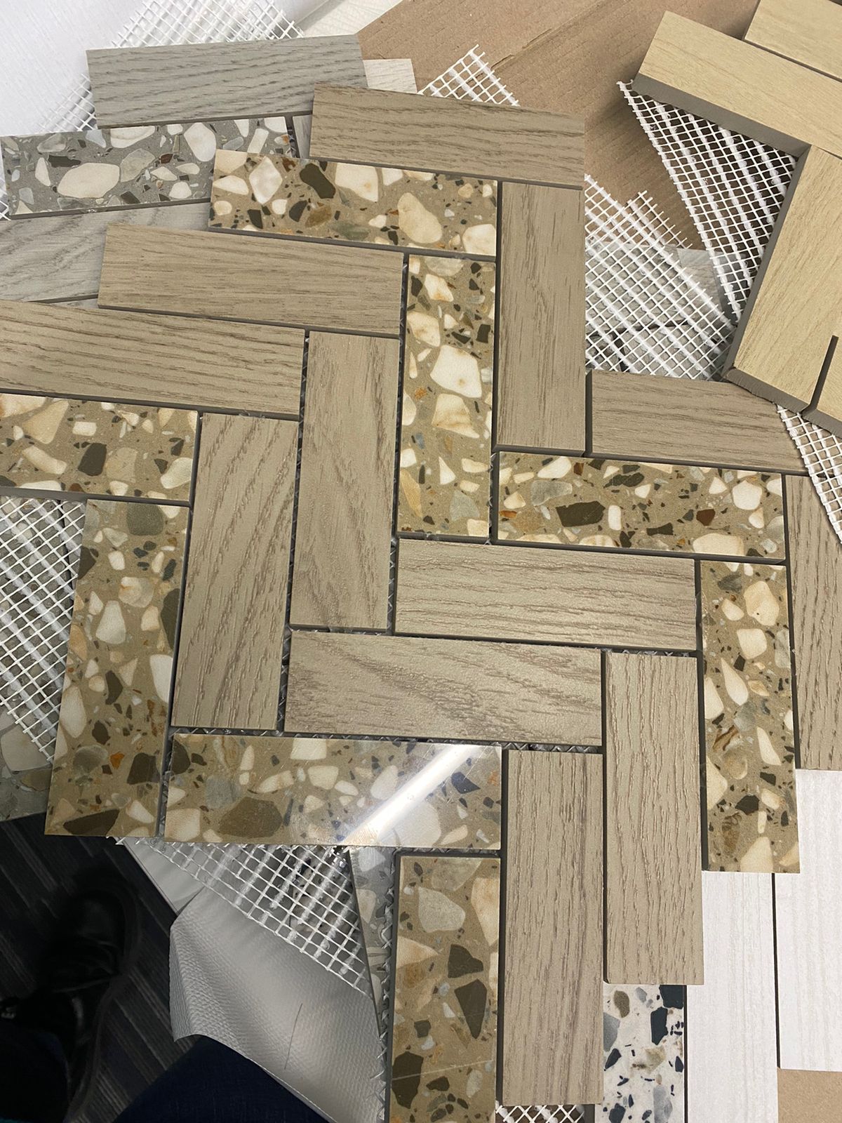 Керамический декор Kerama Marazzi Монтиони T042\SG5269 мозаичный коричневый светлый 34х35,5 в Уфе — купить с доставкой | Nova