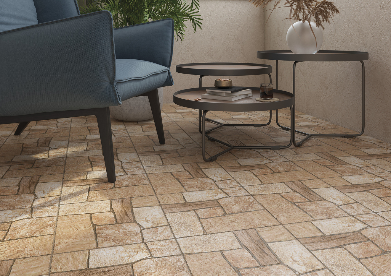 Керамический гранит Cersanit Exterio бежевый A16433 29,8x29,8