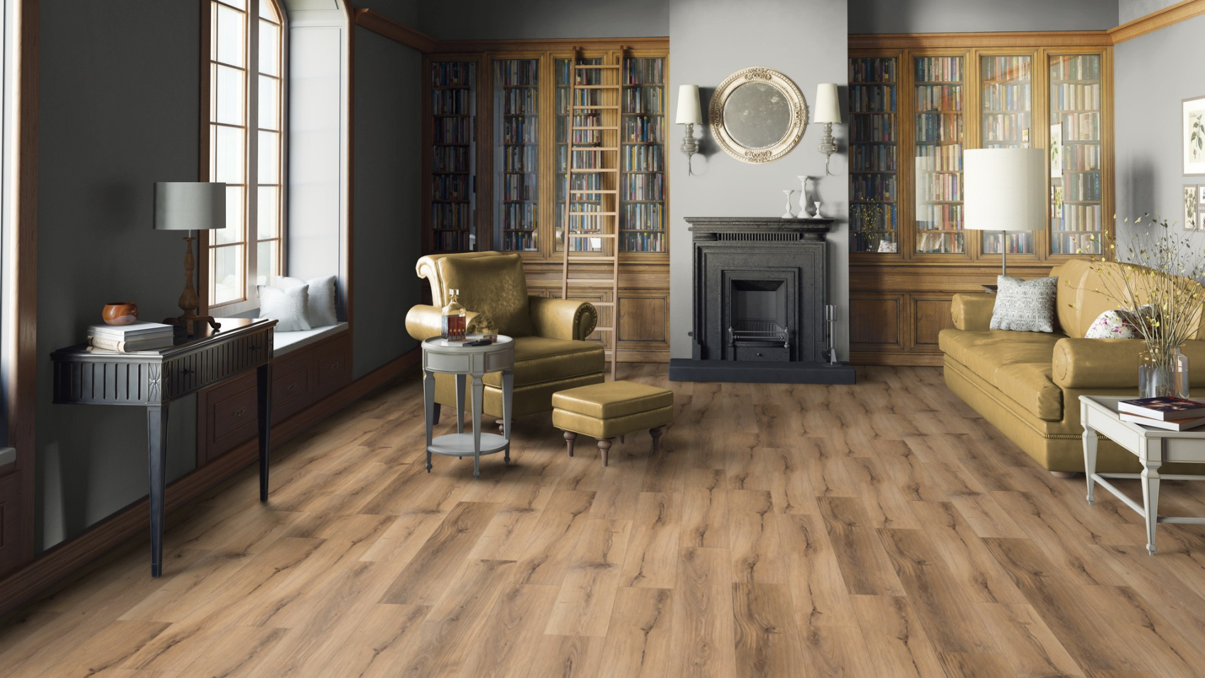 Плитка SPC Timber BLACKWOOD ROALD 1220х200.8х3.85 4V (защитный слой 0,3 мм)