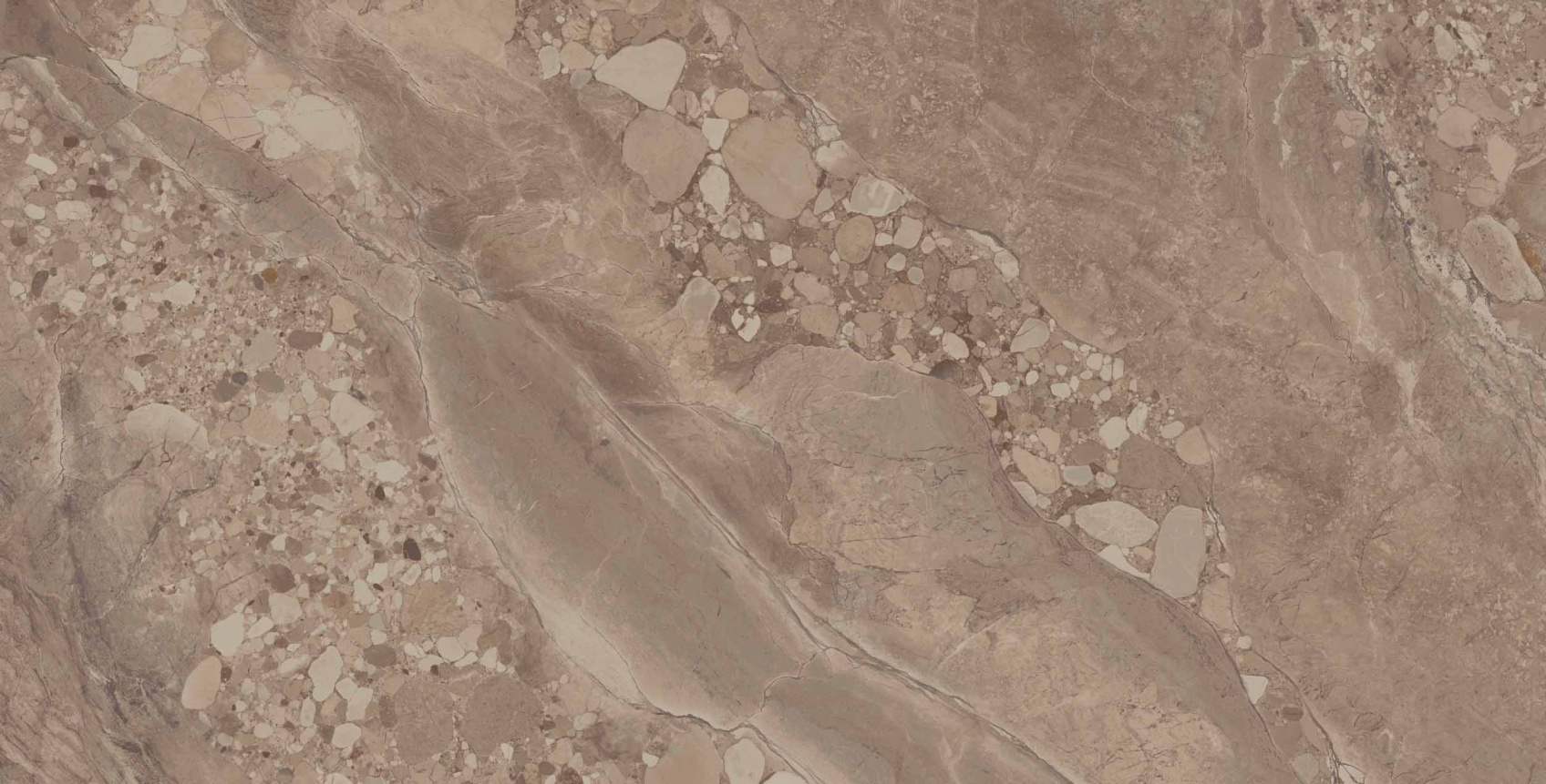 Керамический гранит Estima Oceanmist OM03 Brown полированный 60x120