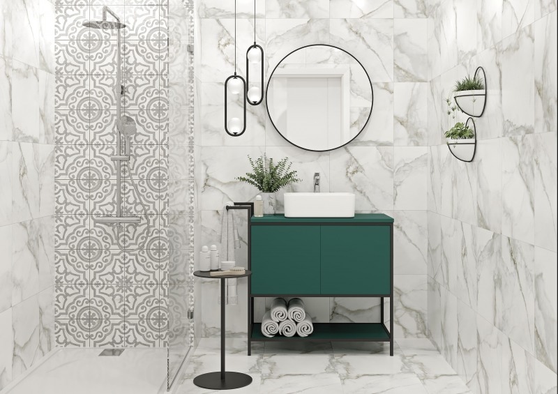 Керамический гранит Cersanit Siena белый 16186 (A16008) 42х42