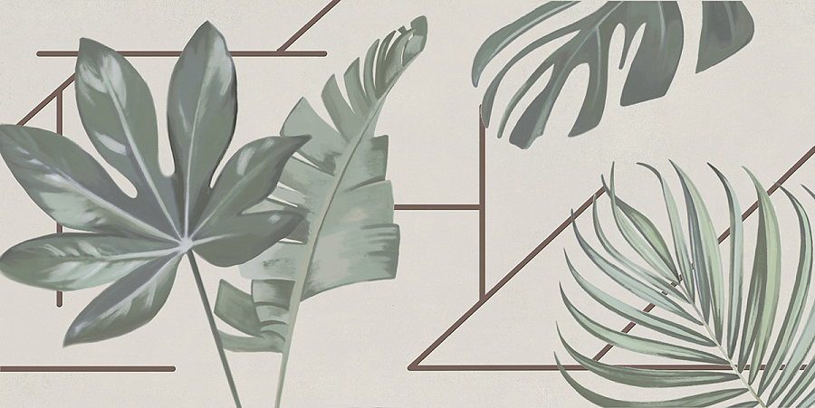 Керамический декор Azori Azolla 2 20,1x50,5