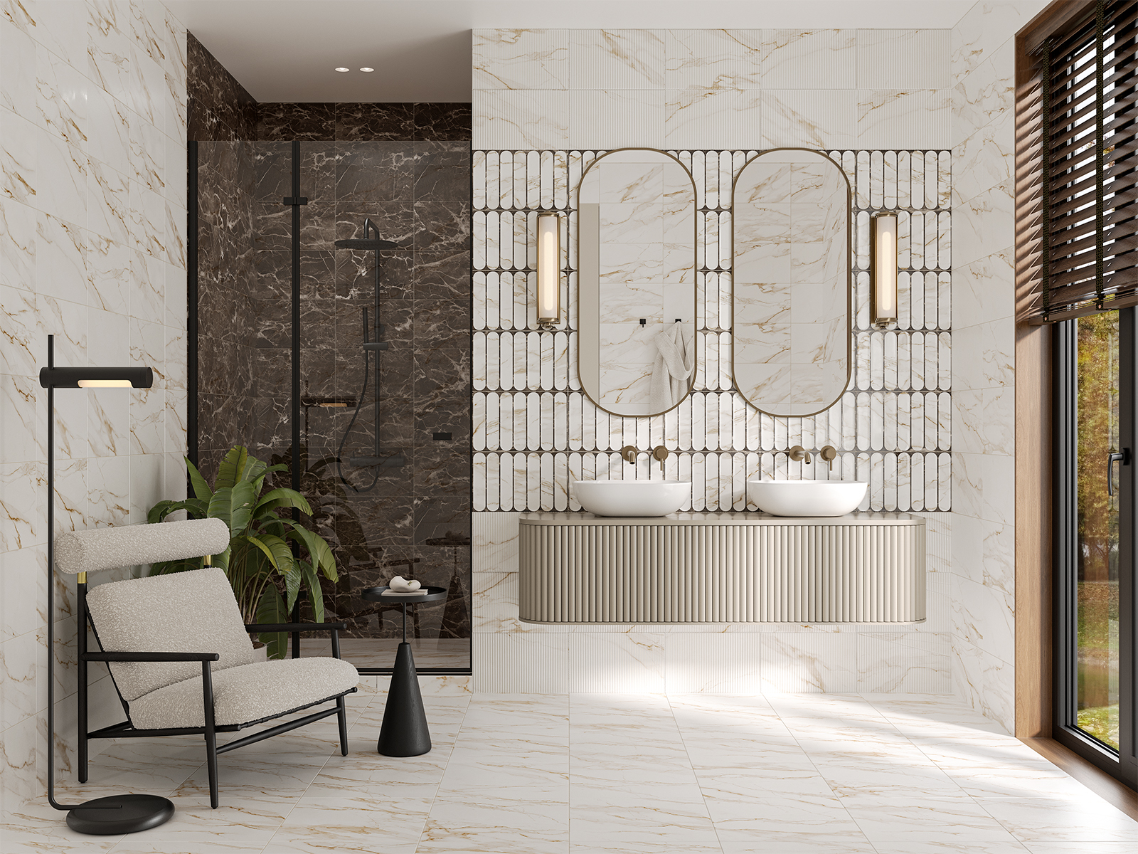 Керамическая плитка Gracia Ceramica Капелла кор низ 04