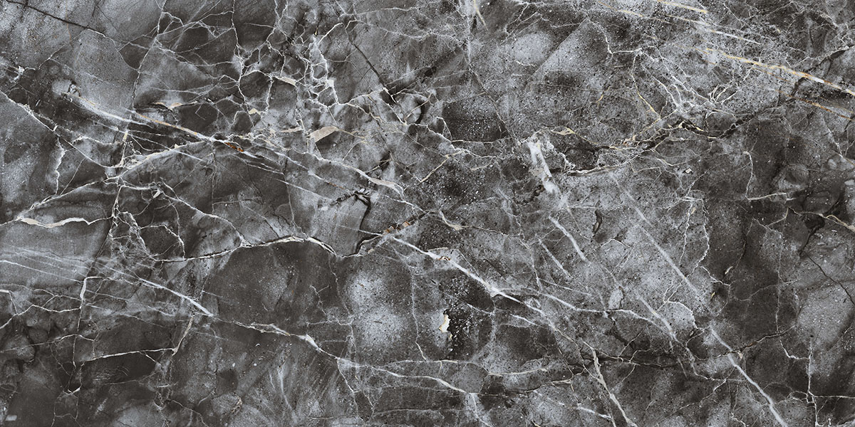 Керамический гранит Гранитея Киреты G245 MR черный матовый 1200x600x10