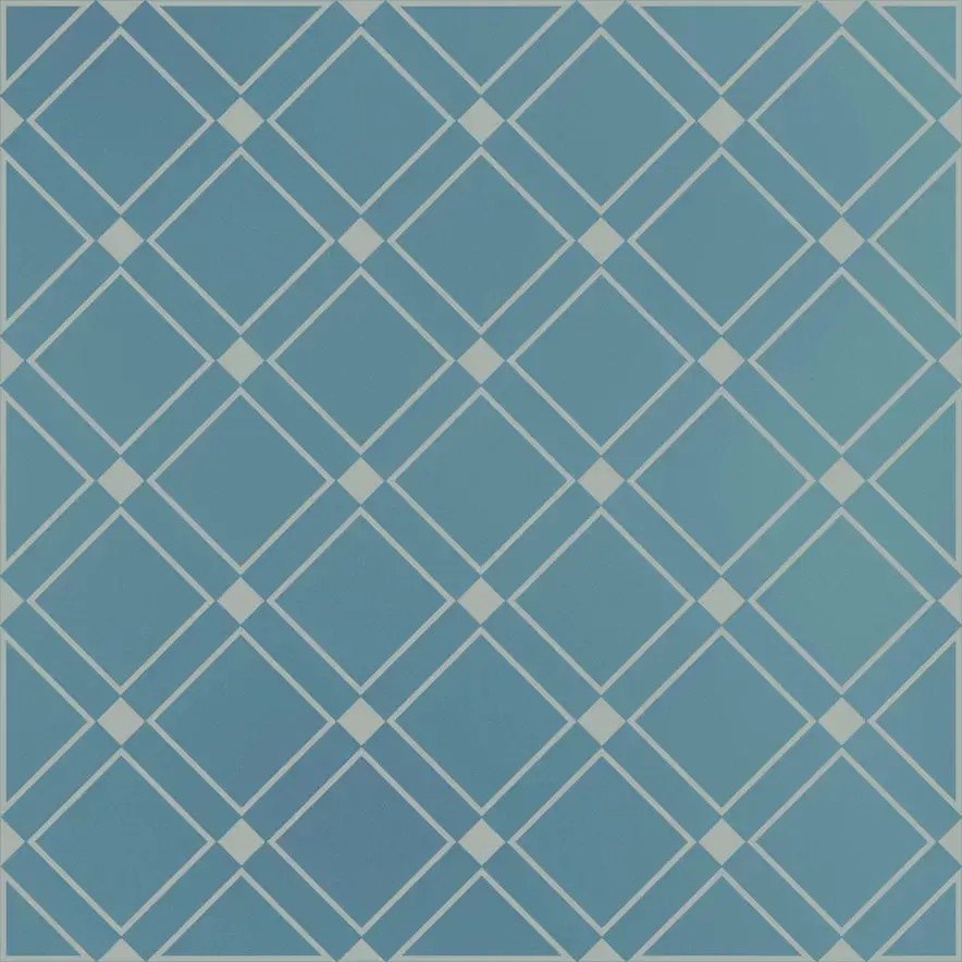 Керамический декор Kerama Marazzi Бахия 1 бирюзовый глянцевый 9,8x9,8x0,7