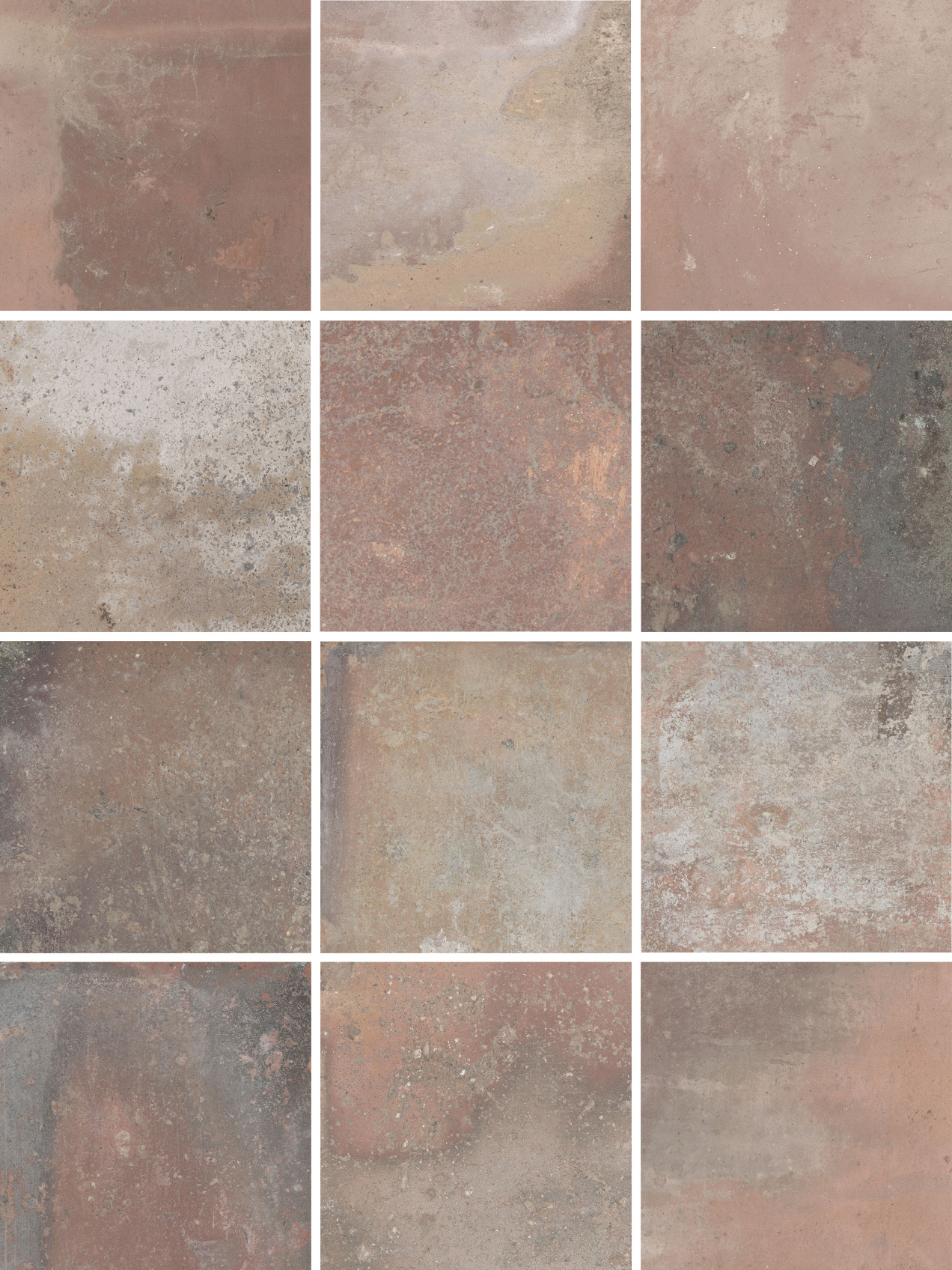 Керамический гранит Kerama Marazzi Спартель микс матовый 29.8х39.8 из 12 частей 9.8x9.8