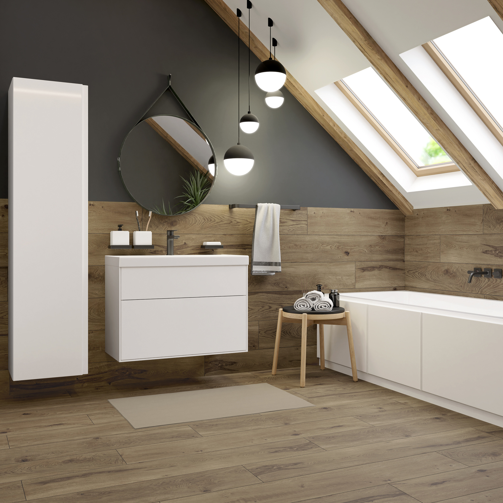 Керамический гранит Идальго Этно Вуд ID053 SR структурированный браун 195x1200