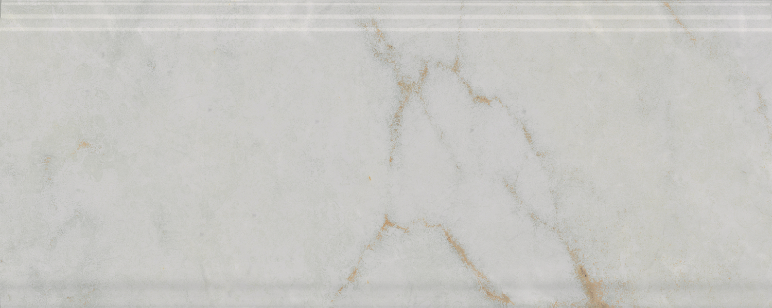 Керамический бордюр Kerama Marazzi Серенада BDA025R белый глянцевый обрезной 30x12