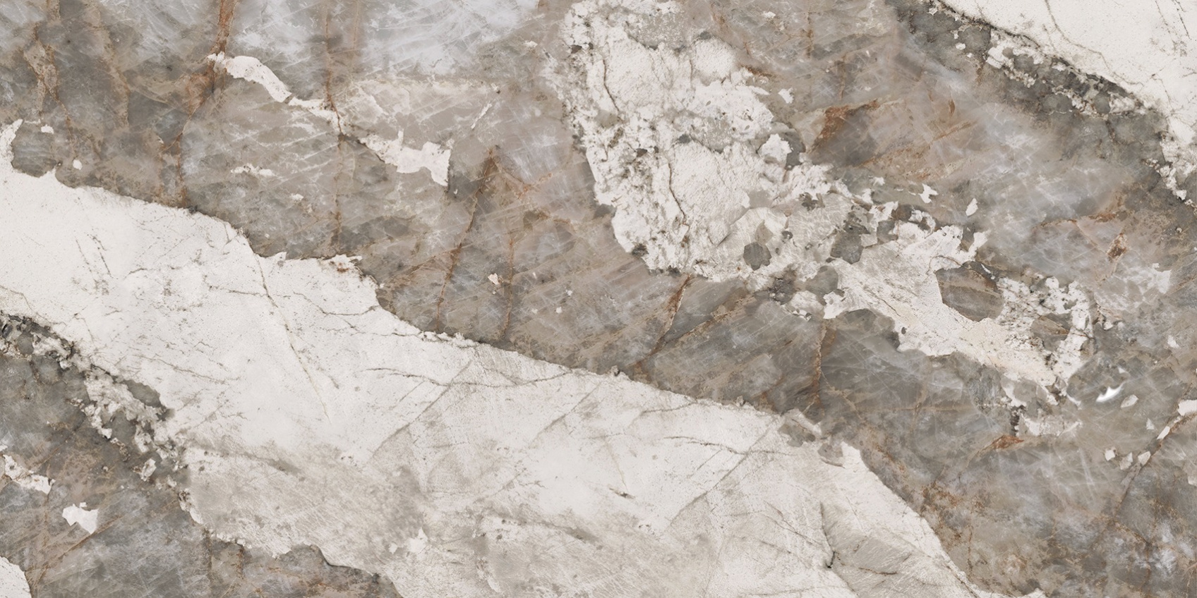 Керамический гранит Kerranova Усадьба белый K-2601/LR матовый 60х120