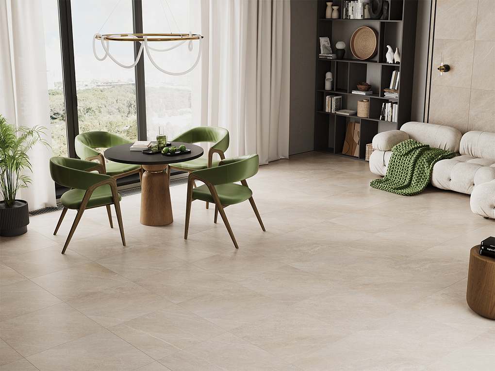 Керамический гранит Gracia Ceramica Abremo beige PG 01 матовый 600х600