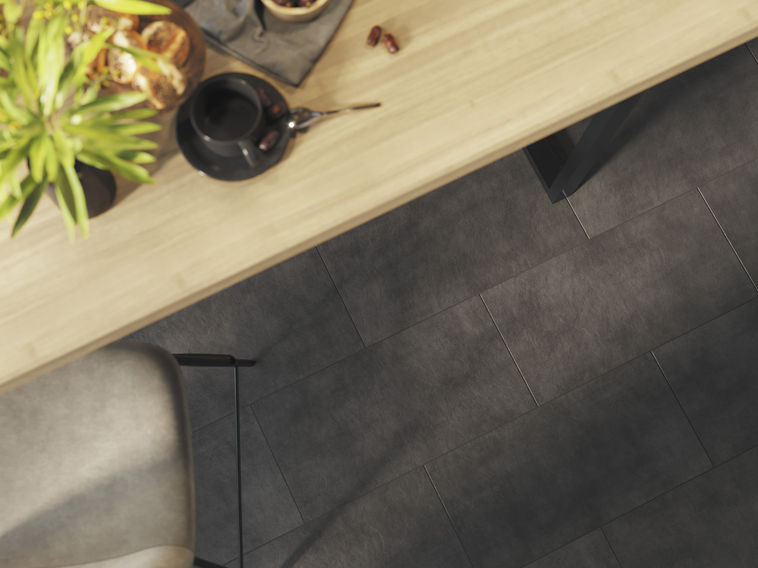 Керамический гранит Cersanit Slate темно-серый SF4L402D 29,7x59,8