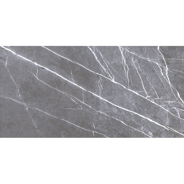 Керамический гранит Грессе Симбел GRS05-05 Гиззли серый мрамор 1200x600x10