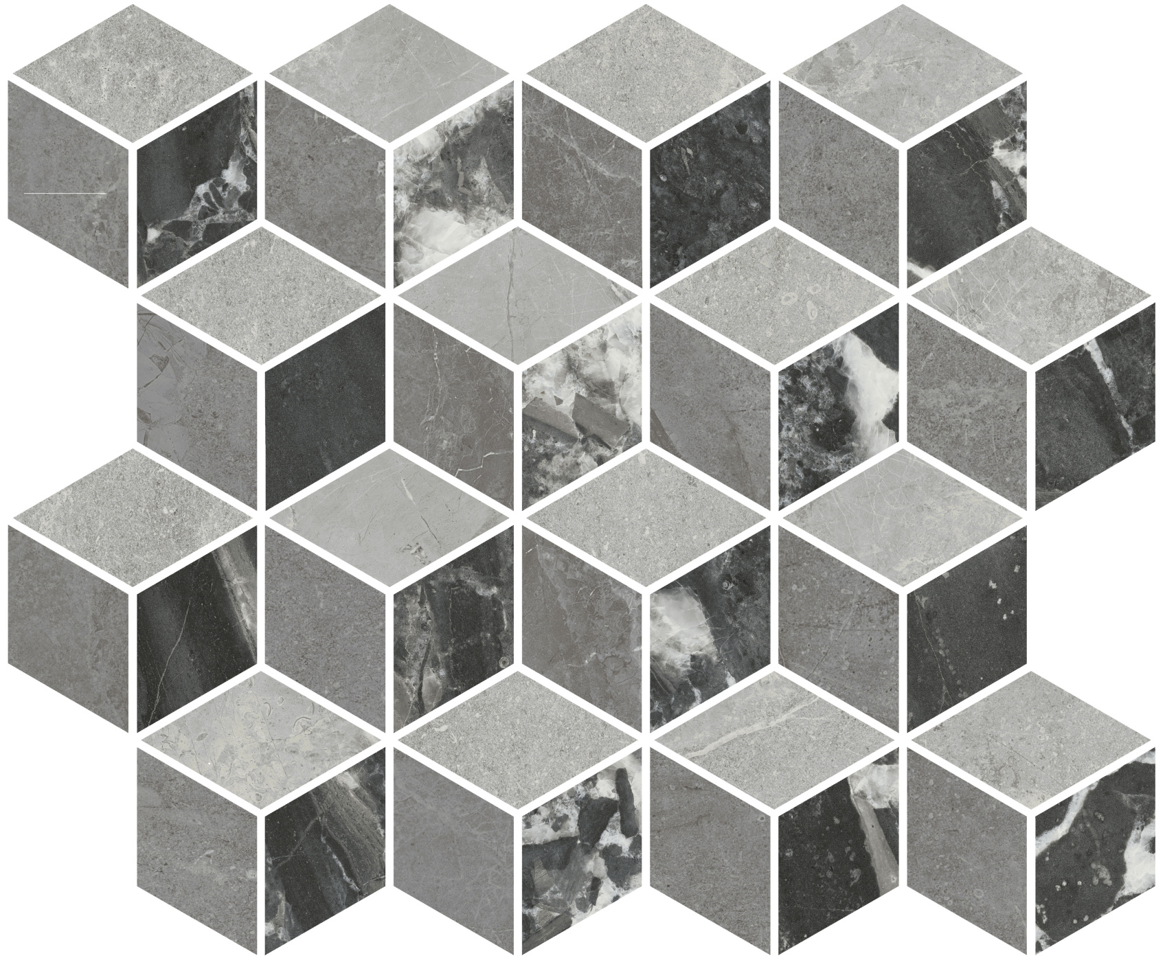 Керамическая мозаика Kerama Marazzi Риальто 1 глянцевая 45x37.5