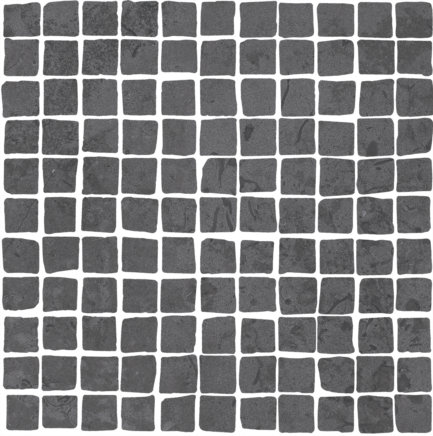 Керамогранитная мозаика Kerama Marazzi Про Лаймстоун Спакко MBS001 серый темный матовый 20х20