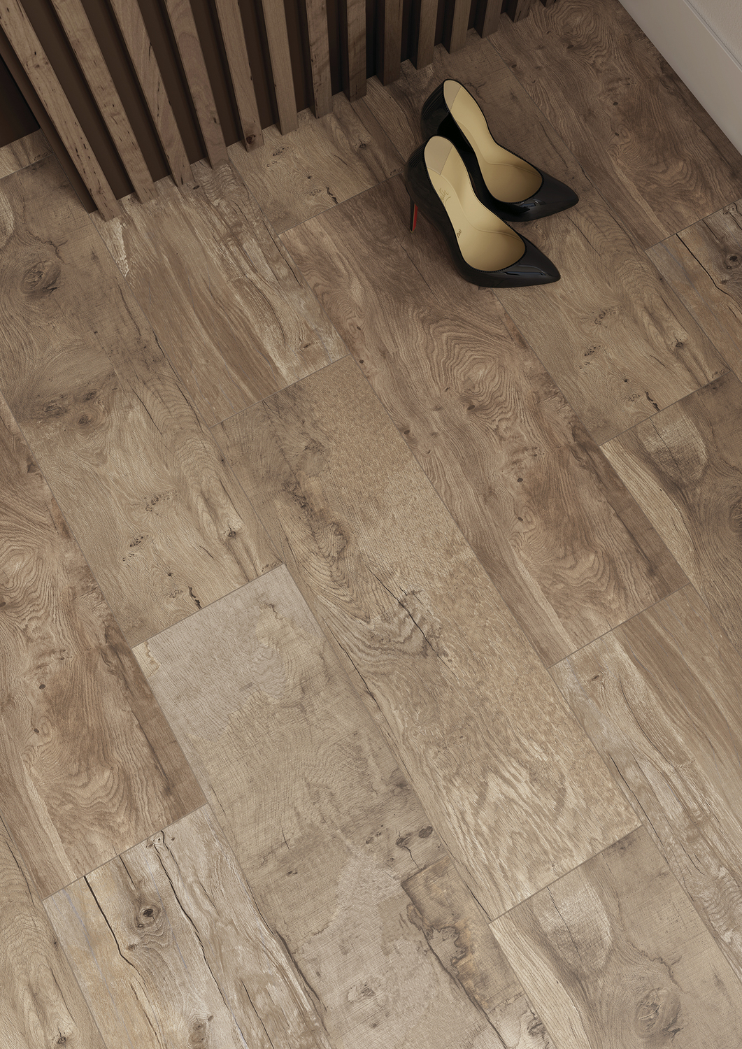 Керамический гранит Cersanit Harbourwood серый HW4M092 (рандомно) 18,5x59,8