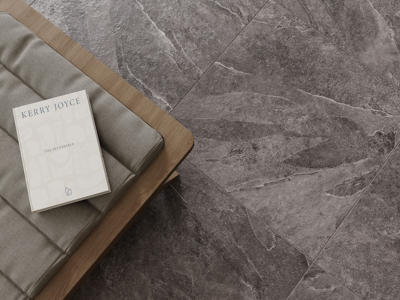 Керамический гранит Cersanit Coastline темно-серый ректификат рельеф 59,8x59,8 A17894