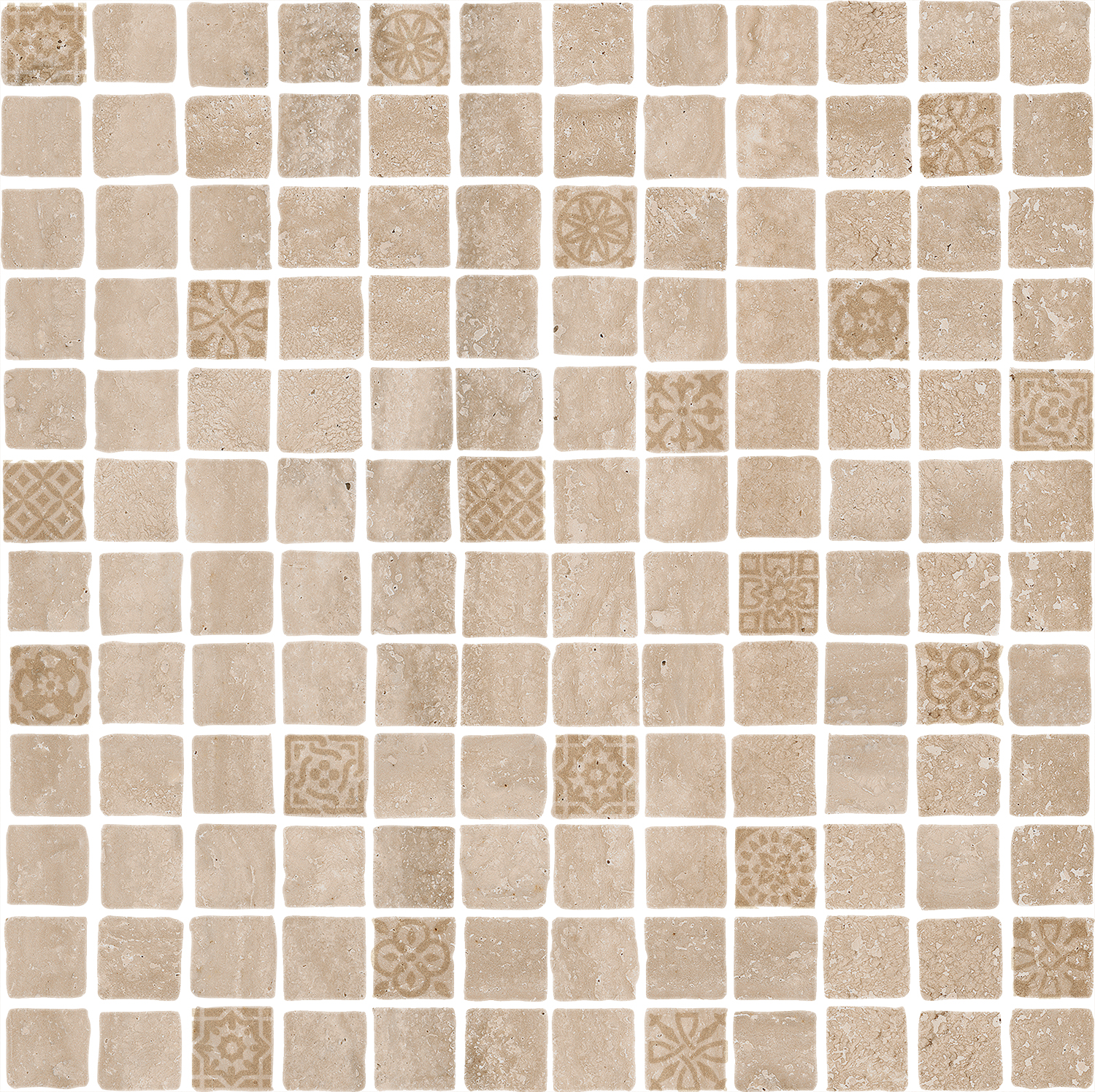 Керамогранитная мозаика Kerama Marazzi Риальто Антика MBD004 2 бежевый матовый 30х30