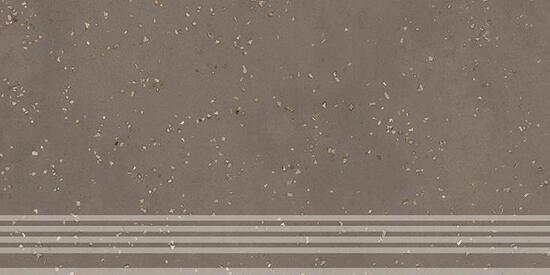 Керамическая ступень Kerama Marazzi Пунтум коричневый матовый обрезной 30x60x0,8