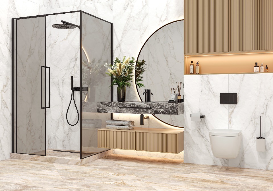 Керамический гранит Calacatta Luna матовый карвинг 60х120 60120UNA00M