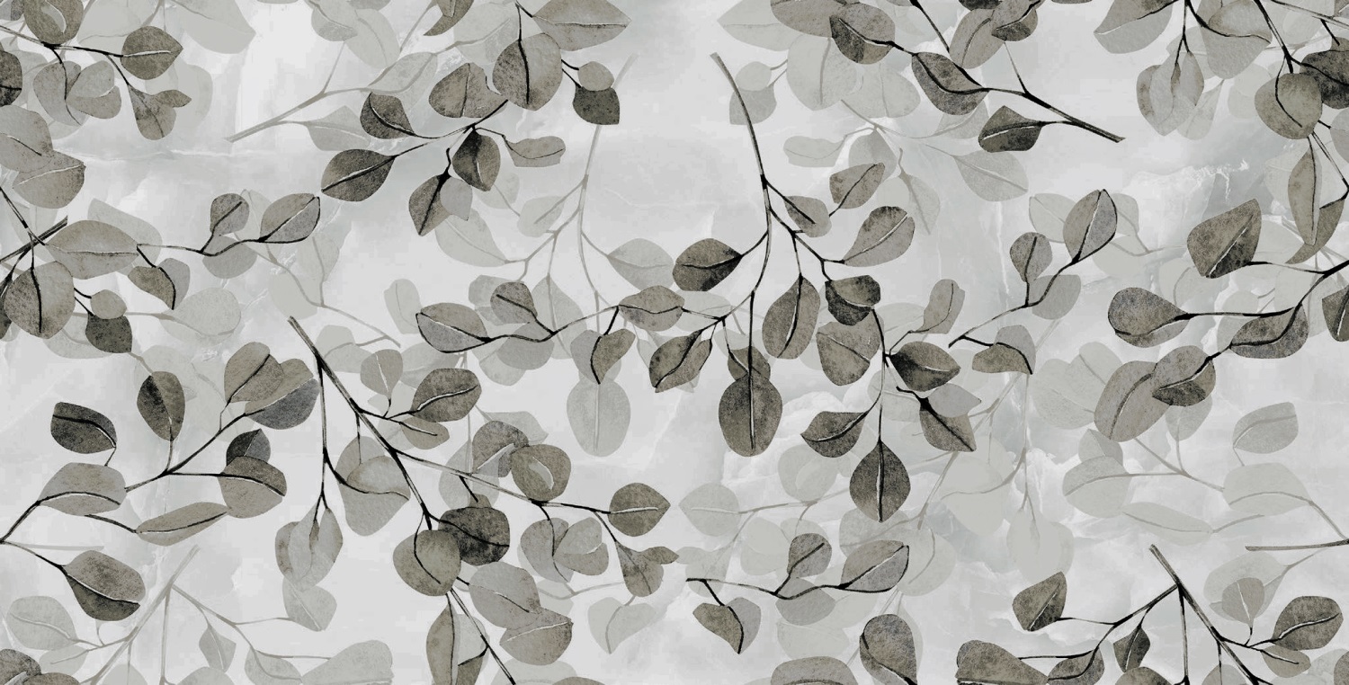 Керамическая плитка Сильвия TP3666H декор серый глянцевая 30х60