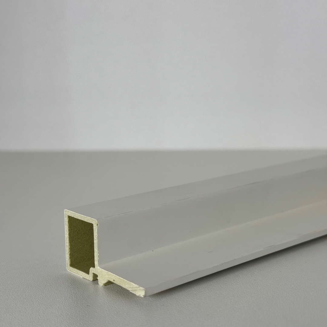 Бамбуковая панель Bonaparte рифленая Classic soft white 2800*41*32 (1шт) В