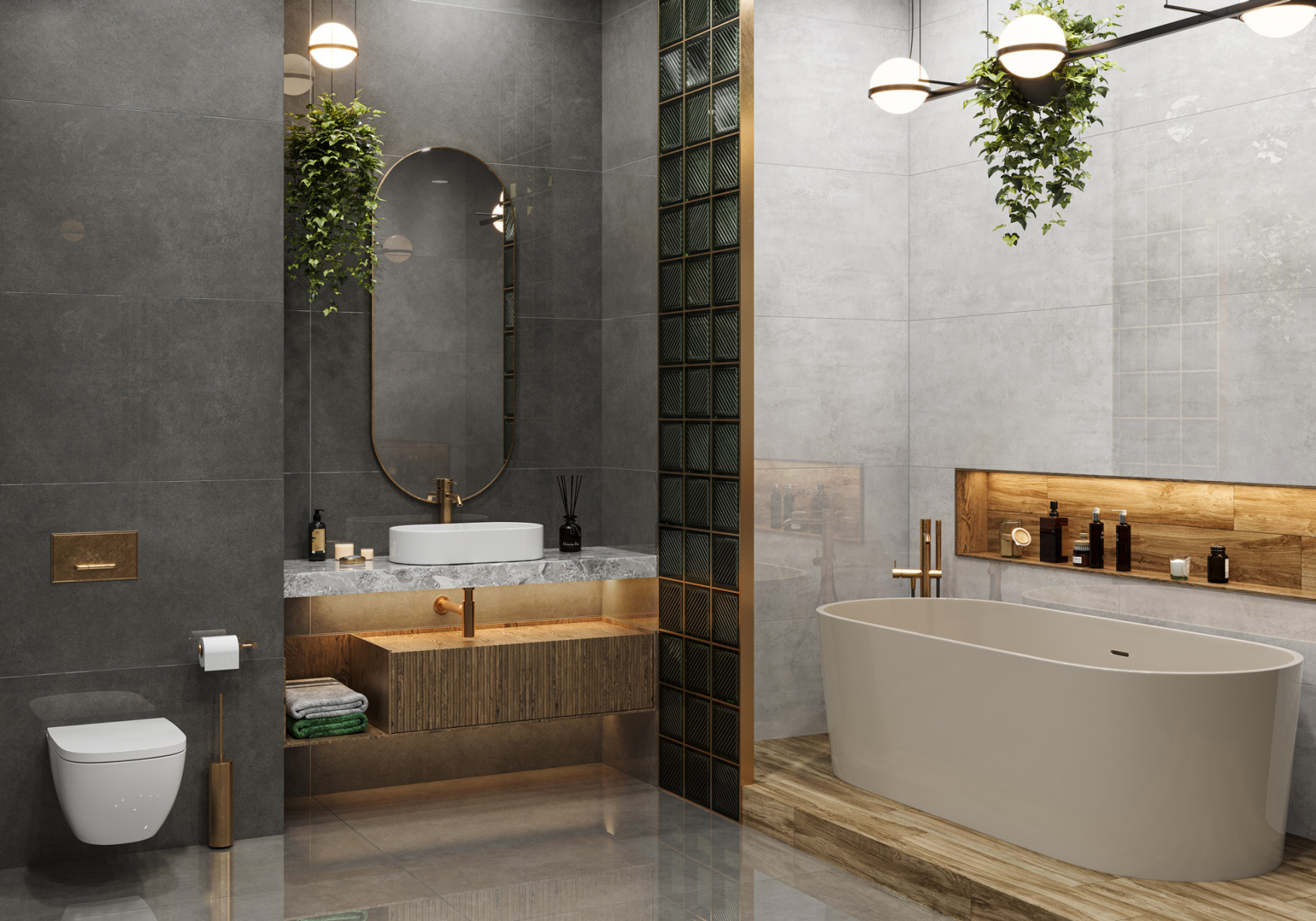 Керамический гранит Studio Graphite суперполированный 60х120 60120STD25HG