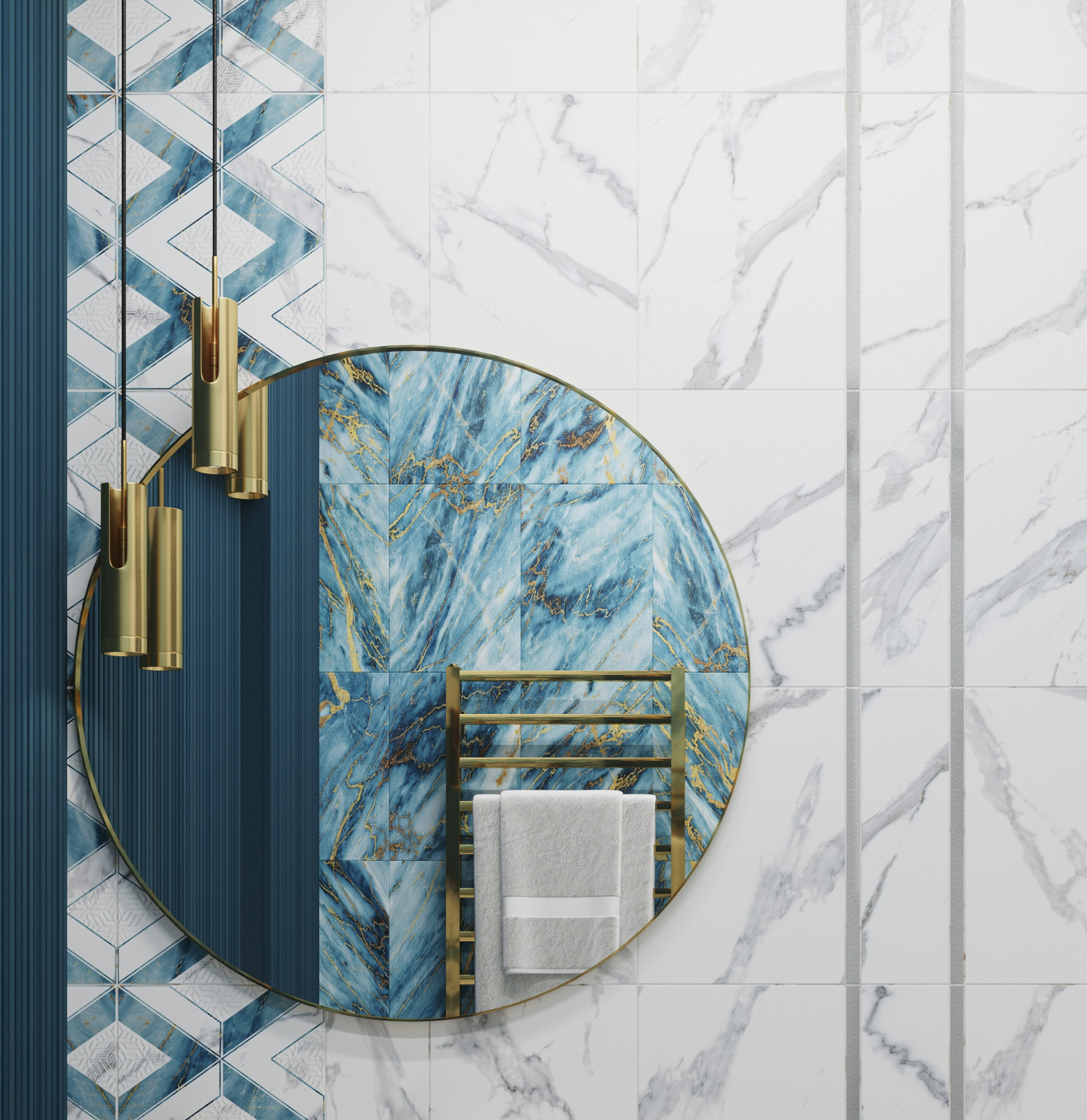 Керамическая плитка Axima Виченца темная 28x40