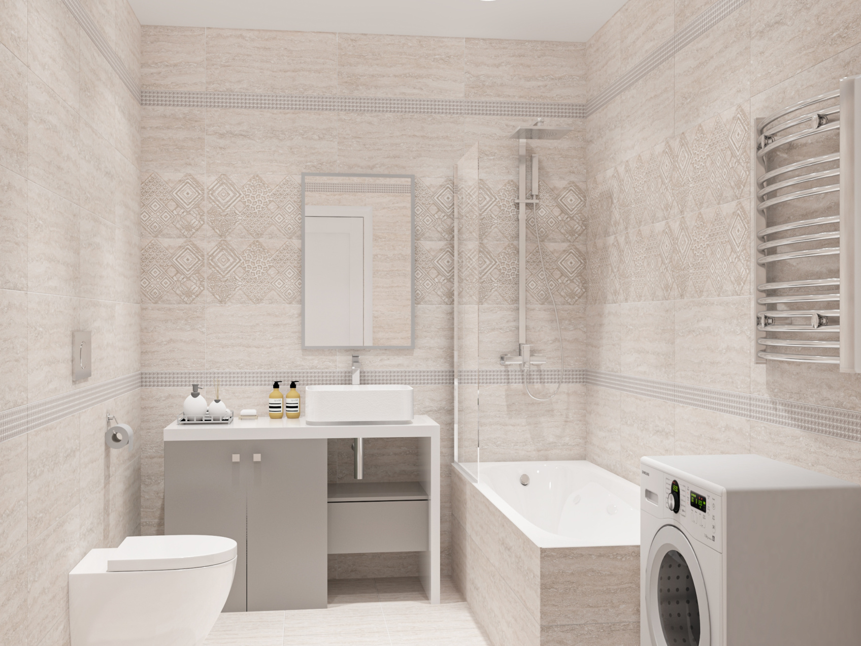 Керамический декор Azori Ascoli Grey Diamond 315x630