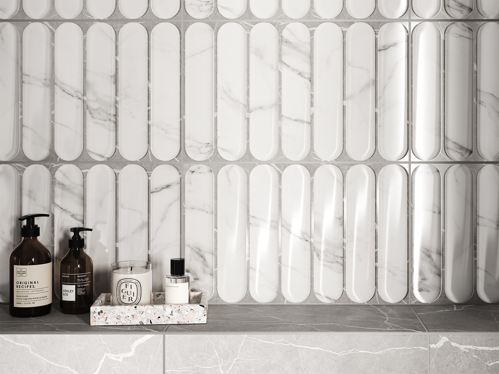 Керамическая плитка Gracia Ceramica Арко бел низ 03