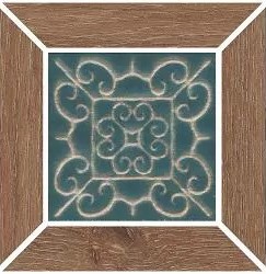 Керамический Декор ID155 Тровазо наборный карамельный матовый 13х13