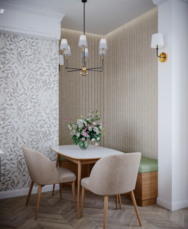 Бамбуковая панель Bonaparte рифленая Master textile beige 2800*140*15 (1шт=0.392 кв.м.)