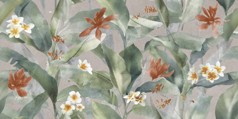 Керамический гранит Meissen Keramik Floresta джунгли многоцветный 60х120