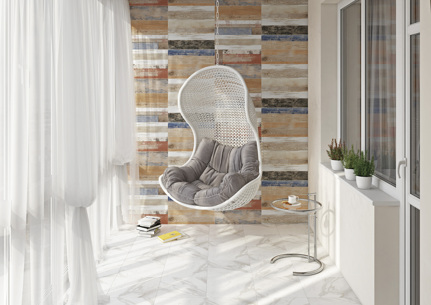 Керамический гранит Cersanit Colorwood многоцветный CL4M452 (рандомно) 18,5x59,8