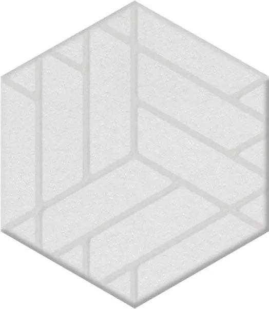 Керамический декор Kerama Marazzi Агуста OS/A241/63000 белый натуральный 6x5,2