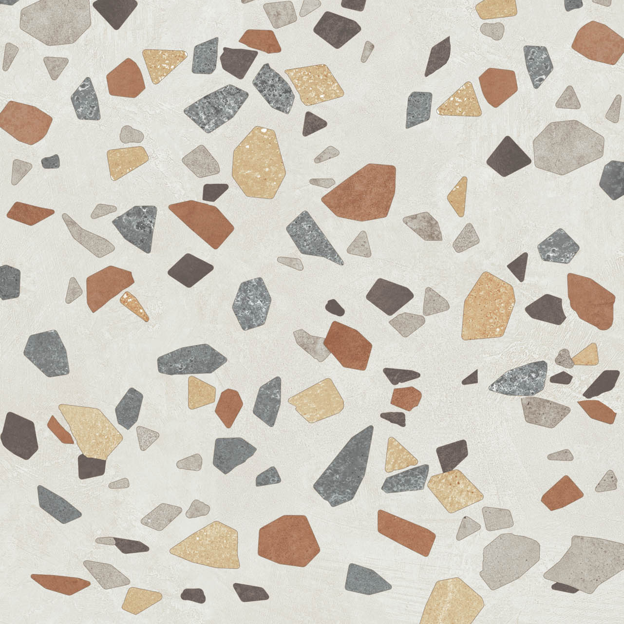 Керамический гранит Estima Arti AT 02 белый неполированный 80x80