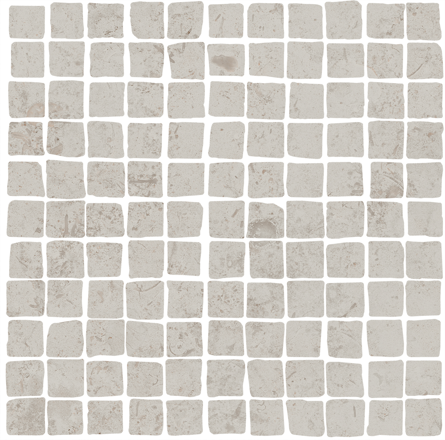 Керамогранитная мозаика Kerama Marazzi Про Лаймстоун Спакко MBS003 серый светлый матовый 20х20