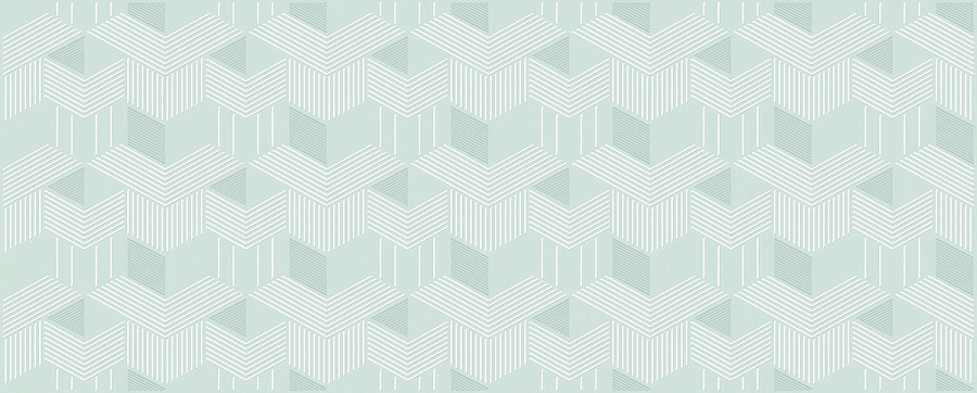 Керамический декор Azori Lounge Mint Geometria 20,1x50,5