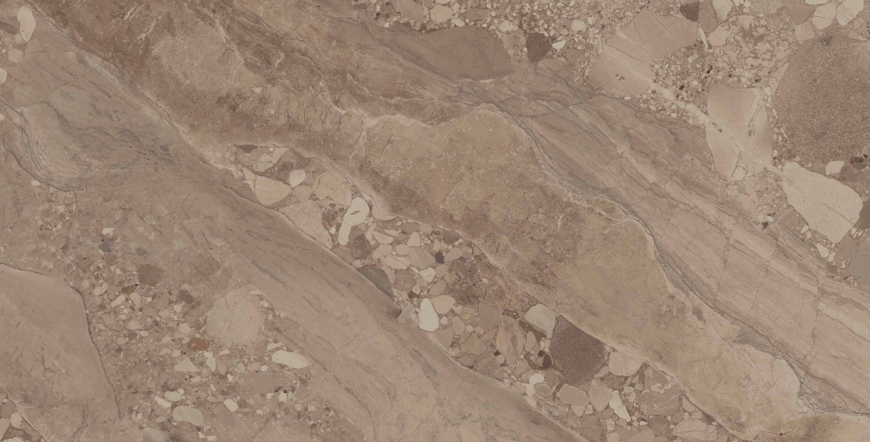 Керамический гранит Estima Oceanmist OM03 Brown полированный 60x120