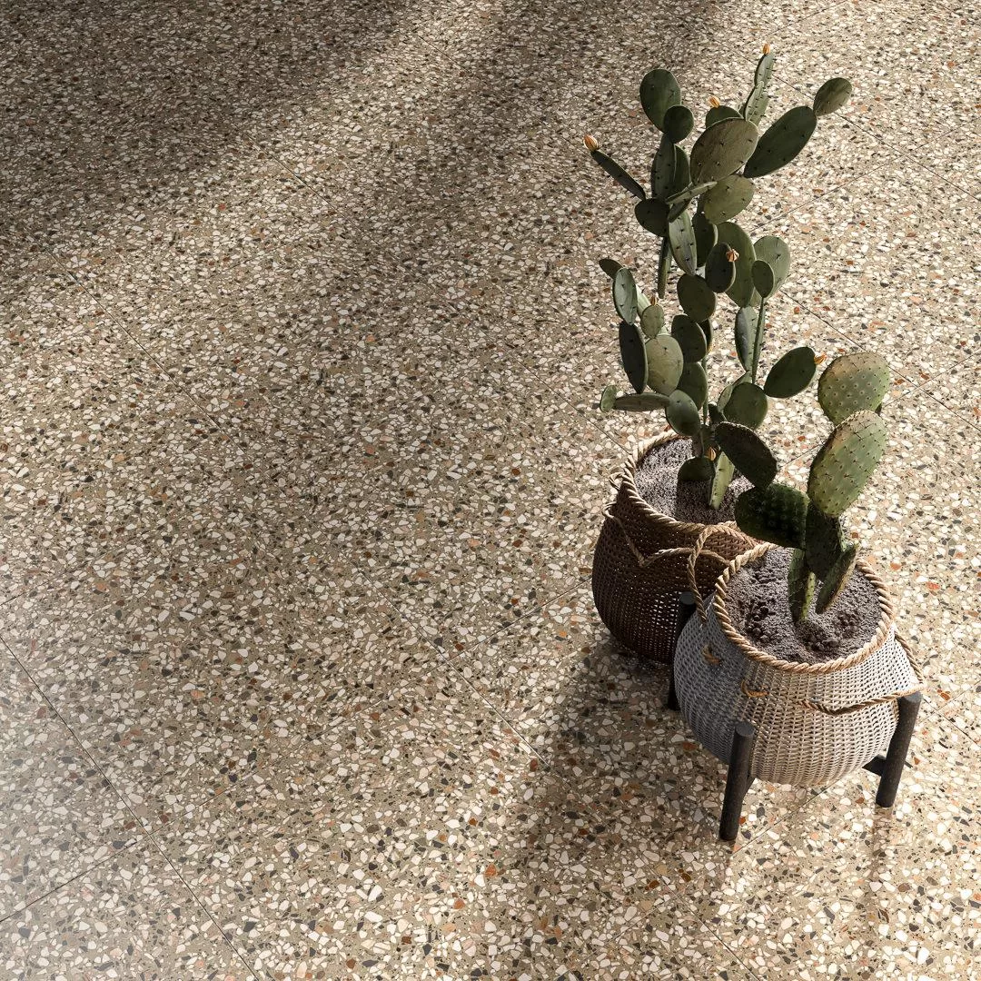 Керамический гранит Kerama Marazzi Бричиола SG653322R бежевый лаппатированный обрезной 60х60