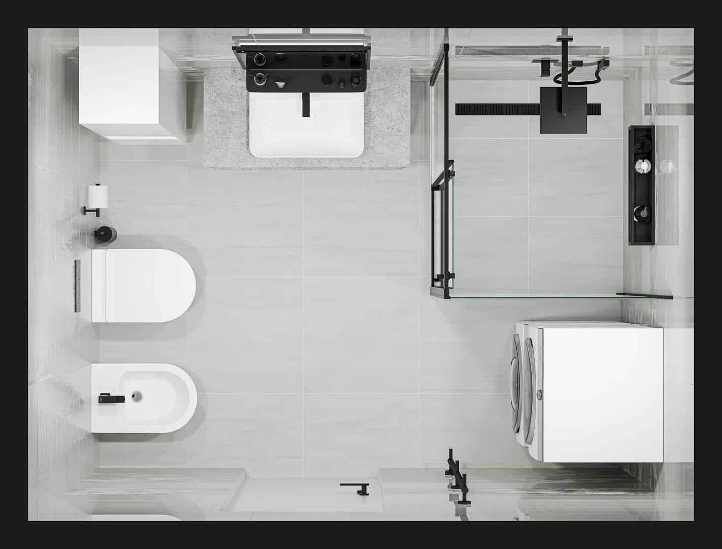 Керамический гранит Kerama Marazzi Белем SG647320R серый светлый матовый обрезной 60x60