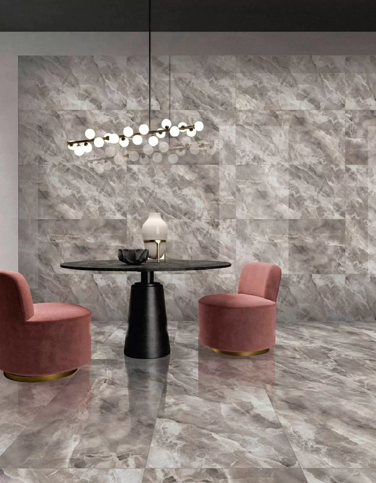 Керамический гранит Maimoon Ceramica Glossy  Antique Onyx Grey PG  80x160