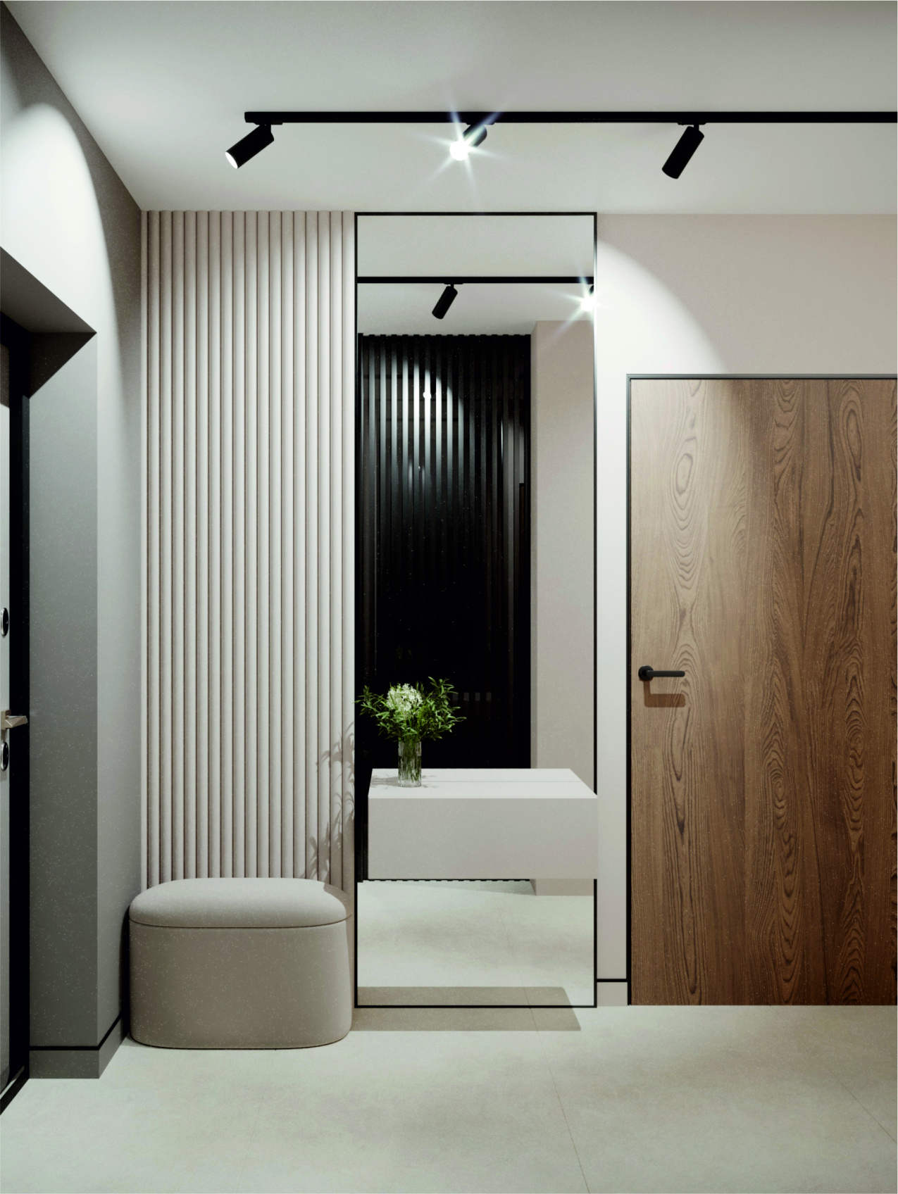 Бамбуковая панель Bonaparte рифленая Pipe white skin 2800*123*15 (1шт=0,3444 кв.м.)