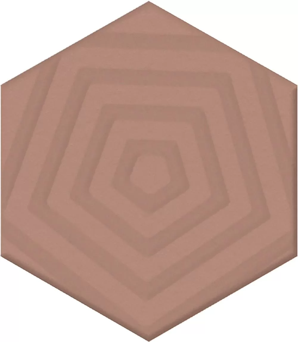 Керамический декор Kerama Marazzi Агуста OS/D241/63010 розовый матовый 6x5,2